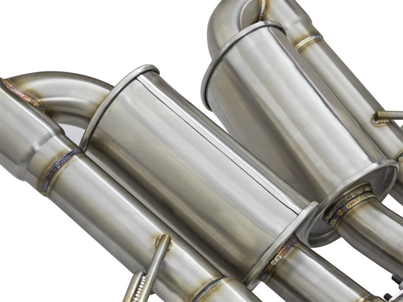 aFe MACH Force-Xp Axle-Back Exhaust System w/ OE-Style NPP Valves 49-34082-P Photo - Unmounted