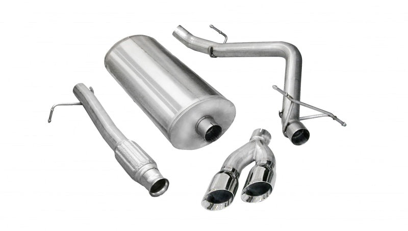 Corsa 09-13 Chevrolet Silverado Reg. Cab/Long Bed 1500 4.8L V8 Polished Sport Cat-Back Exhaust 14900 14900 Photo - Primary