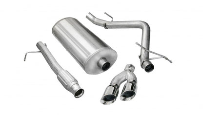 Corsa 09-13 Chevrolet Silverado Reg. Cab/Long Bed 1500 4.8L V8 Polished Sport Cat-Back Exhaust 14900 14900 Photo - Primary