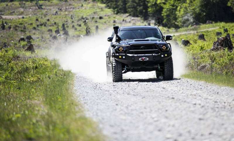 Road Armor 12-15 Toyota Tacoma Stealth Front Winch Bumper w/Lonestar Guard - Tex Blk 905R5B 905R5B Photo - Primary