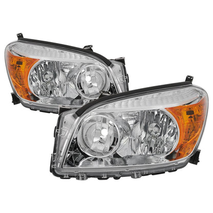 SPYDER xTune 06-08 Toyota RAV4 OEM Style Headlights - Chrome (HD-JH-TRAV06-AM-C) 9042867 9042867 Photo - Primary