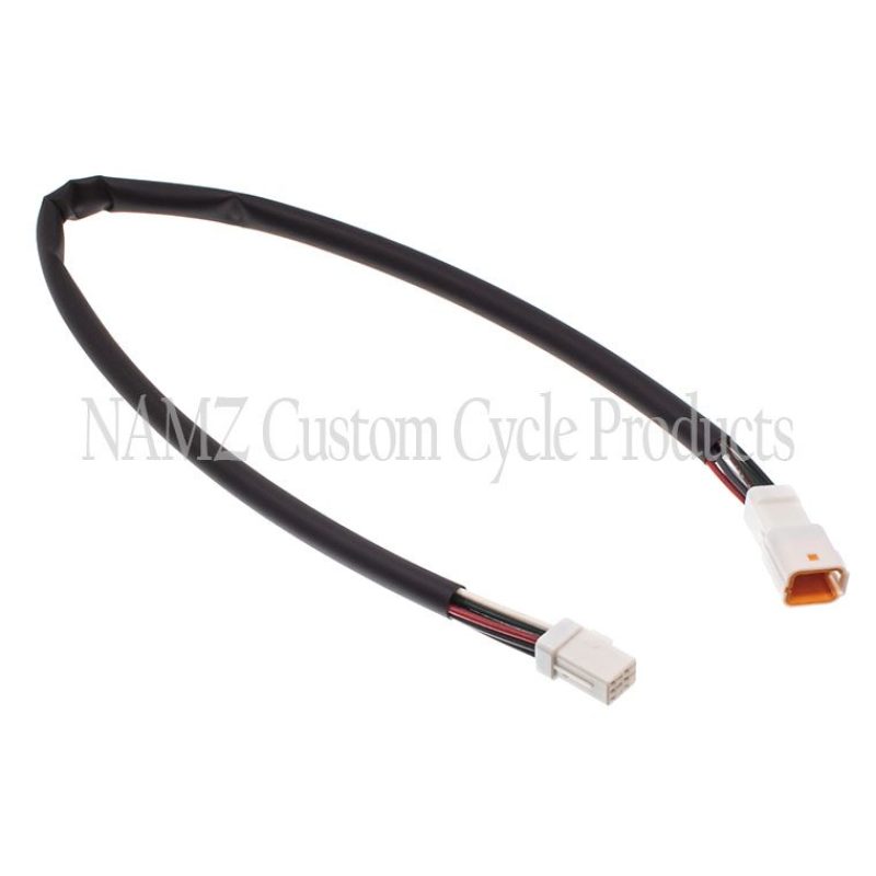 NAMZ 16-23 V-Twin Dyna/Softail Throttle-By-Wire Handlebar Wire Extension Harness 4in. NTBW-J04 NTBW-J04 Photo - Primary