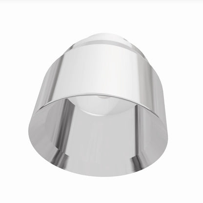 Magnaflow Tip Stainless Double Wall Round Single Outlet Polished 4.5in DIA 2.5in Inlet 5.75in Length 35224 35224 360 Degree Image Set