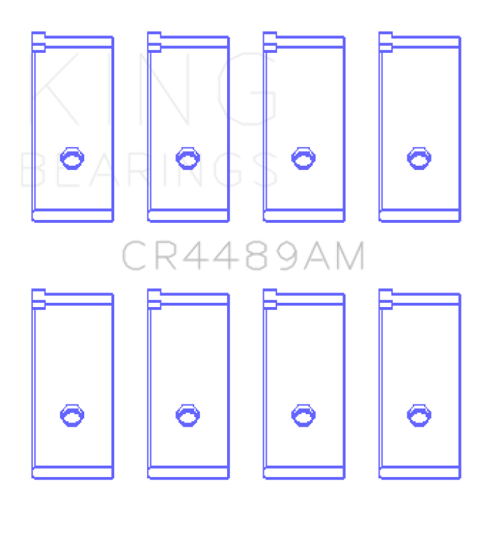 King Engine Bearings Suzuki F8/F10/(Size +0.25mm) Connecting Rod Bearing Set CR4489AM0.25 CR4489AM0.25 Photo - Primary