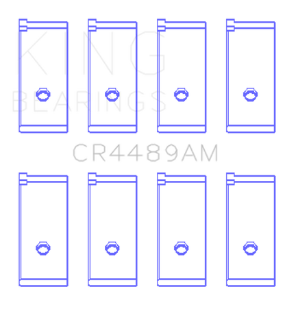 King Engine Bearings Suzuki F8/F10/(Size +0.25mm) Connecting Rod Bearing Set CR4489AM0.25 CR4489AM0.25 Photo - Primary