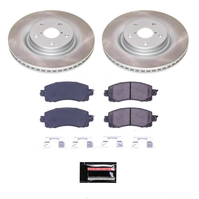 PowerStop Power Stop 19-22 Subaru Forester Front Semi-Coated Rotor Kit SC8481 SC8481 Photo - Primary