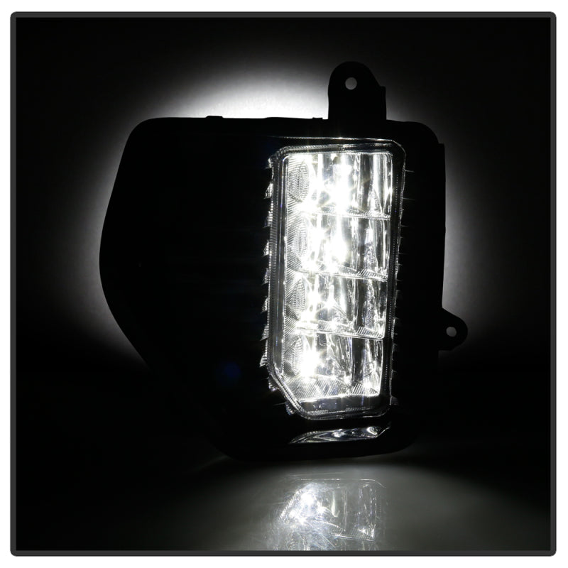 Spyder GMC Sierra 1500 Denali Only 19-20 (Not for 2500/3500) OEM Style Full LED Fog w/ Switch- Clear 5087010 5087010 User 4