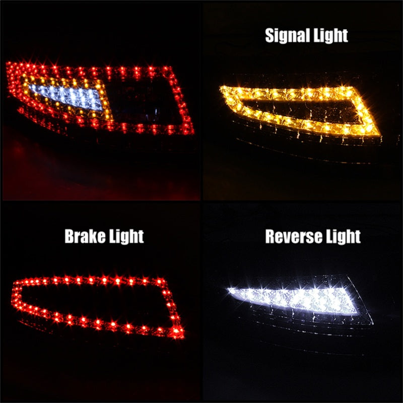 SPYDER Xtune Porsche 911 997 05-08 LED Tail Lights Red Clear ALT-ON-P99705-LED-RC 5008848 5008848 Photo - Unmounted