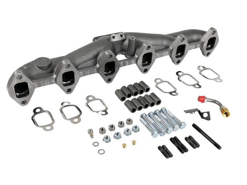 aFe Power BladeRunner Ported Ductile Iron Exhaust Manifold 94-98 Dodge Diesel Trucks L6-5.9L (td) 46-40044-1 46-40044-1 Photo - Unmounted