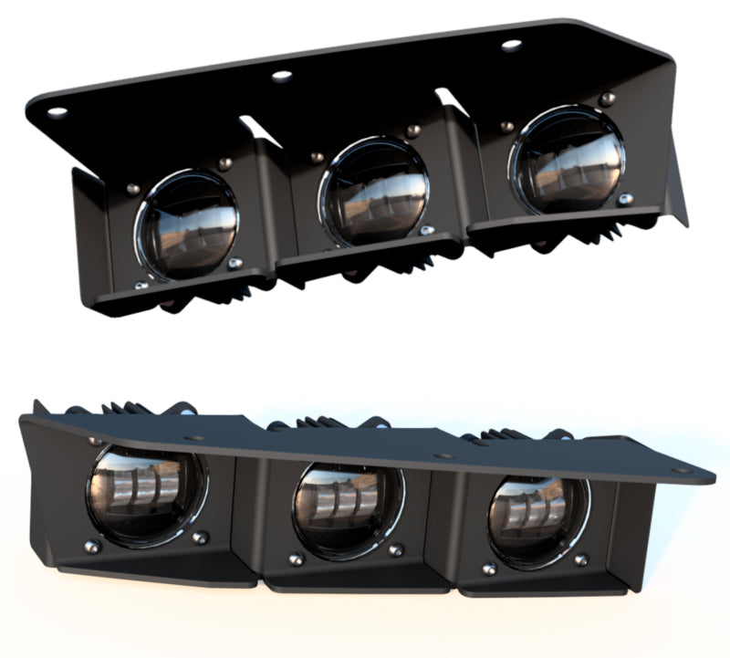 ORACLE Lighting 21-22 Ford Bronco Triple LED Fog Light Kit for Steel Bumper - Yellow 5890-006 5890-006 Photo - out of package