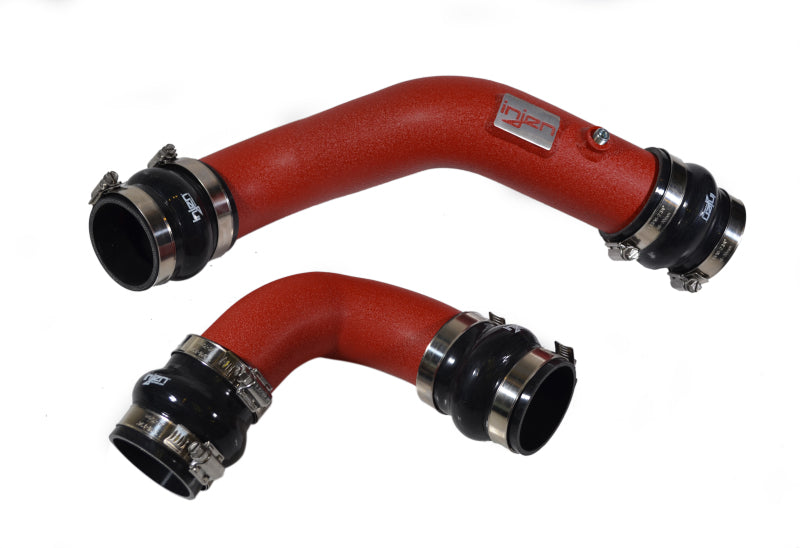 Injen Aluminum Intercooler Pipe Upgrade Wrinkle Red SES1582ICPWR Photo - Primary