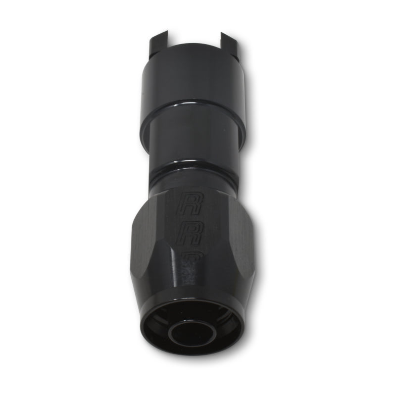 Russell Performance 5/16in SAE Quick Disc Female to -6 Hose Black Straight Degree Hose End 611253 611253 Photo - out of package