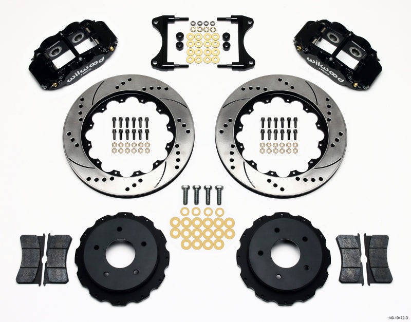 Wilwood Narrow Superlite 4R Rear Kit 14.00in Drilled 65-82 Corvette C2/C3 140-10472-D 140-10472-D Photo - Primary