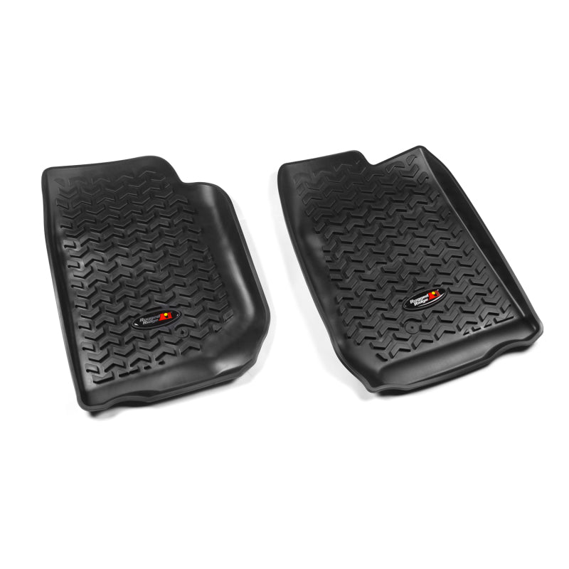 Rugged Ridge All Terrain Floor Liner, Front Pair, Black; 07-18 Jeep Wrangler JK/JKU 12920.01 Photo - Primary