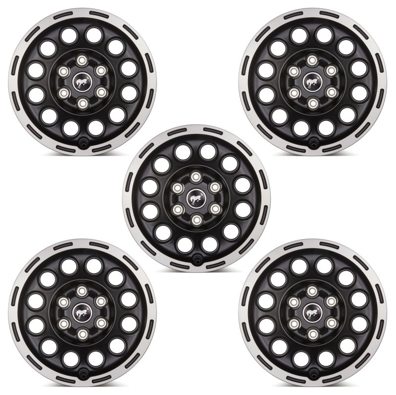 Ford Racing 21-23 Bronco 17x8.0 Wheel Kit - Machined Face M-1007K-P1780MBM M-1007K-P1780MBM Photo - Primary