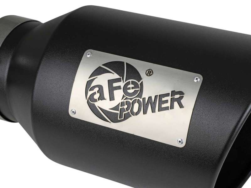 aFe Power Universal 5in Inlet 8in Outet MACH Force-XP Clamp-On Exhaust Tip - Black 49T50801-B15 49T50801-B15 Photo - Unmounted