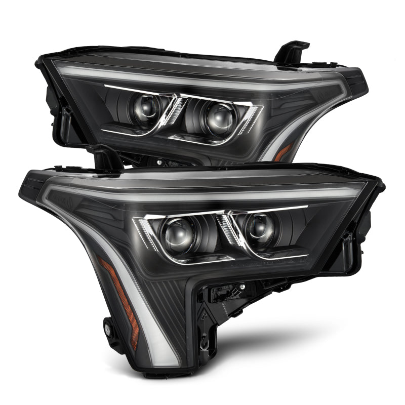 AlphaRex 22-23 Toyota Tundra LUXX-Series Headlights Black w/Amber DRL - Req 810029 OR 810030 880874 880874 Photo - Primary