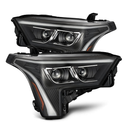 AlphaRex 22-23 Toyota Tundra LUXX-Series Headlights Black w/Amber DRL - Req 810029 OR 810030 880874 880874 Photo - Primary