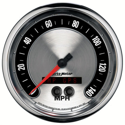 Autometer American Muscle 5in 140 MPH GPS Electric Programmable Speedometer 1281 1281 Photo - Primary