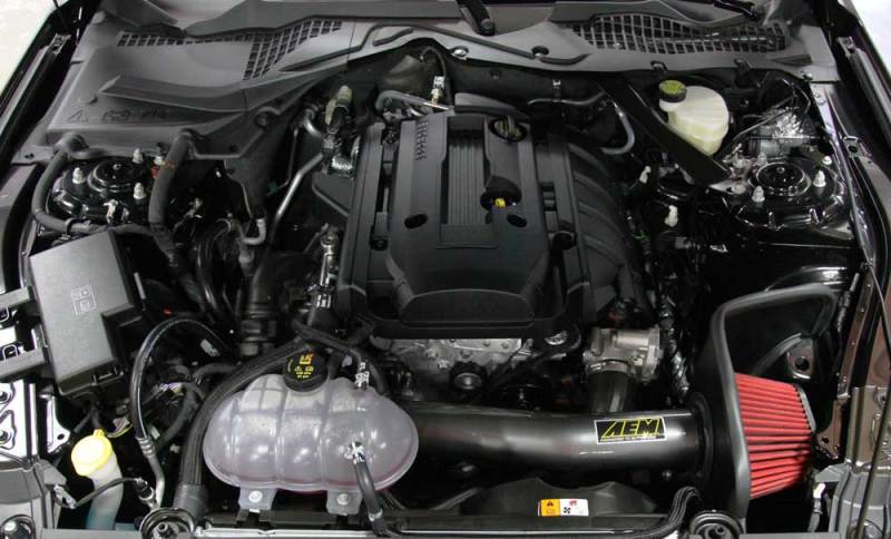 AEM Induction AEM 2015 Ford Mustang EcoBoost 2.3L L4 HCA Air Intake System 21-740C 21-740C Photo - Mounted