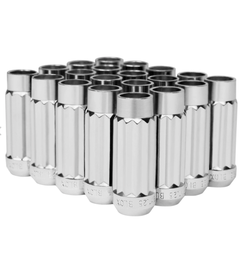 BLOX Racing 12-Sided P17 Tuner Lug Nuts 12x1.25 - Chrome Steel - Set of 20 BXAC-00145-CH BXAC-00145-CH User 1