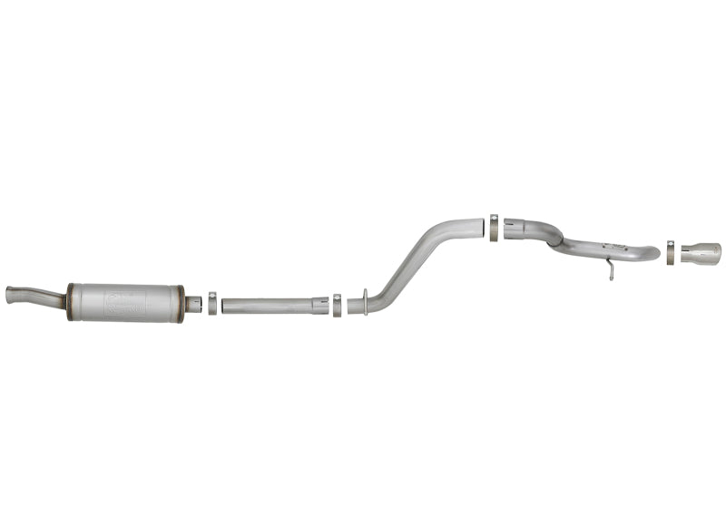 aFe Mach Force-Xp Hi-Tuck 2-1/2" 409 Stainless Steel Cat-Back Exhaust Sys. 49-48075-P Photo - Unmounted
