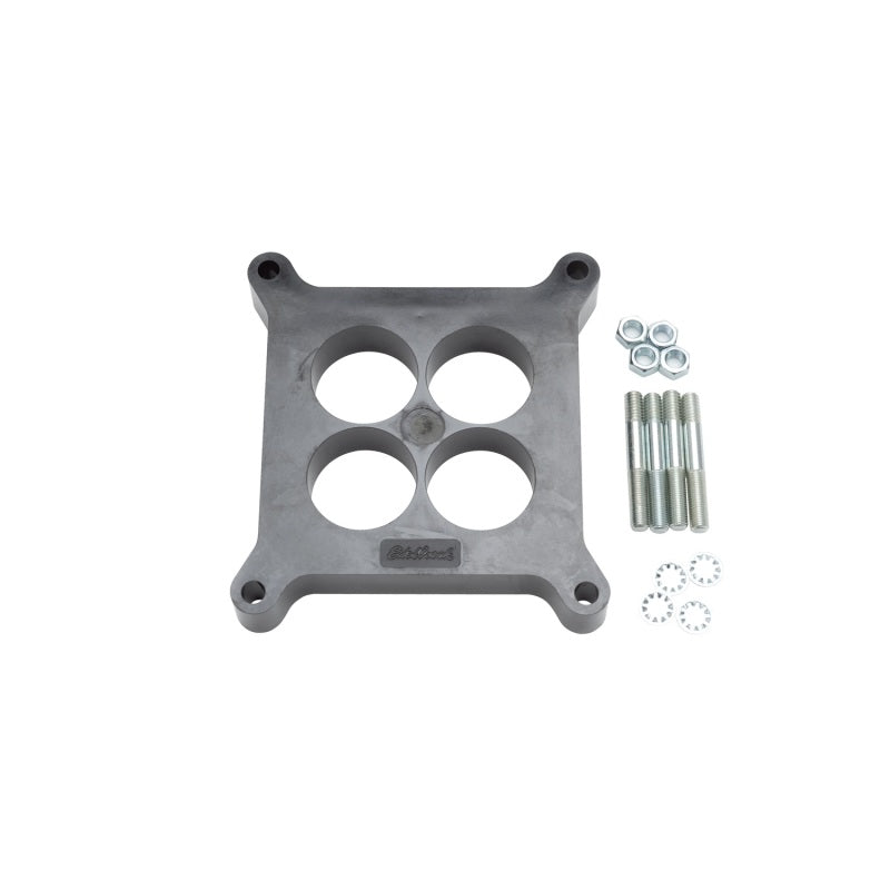 Edelbrock Carb Spacer 1-Inch 4-Hole 8711 Photo - Primary