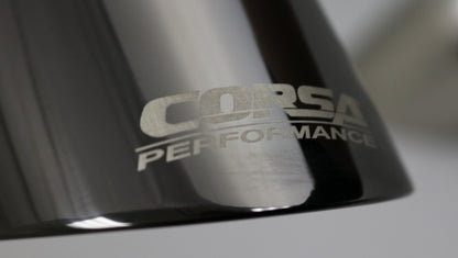 Corsa Performance Single Universal 2.5in Inlet / 4.5in Outlet Black PVD Pro-Series TK007BLK Photo - Primary