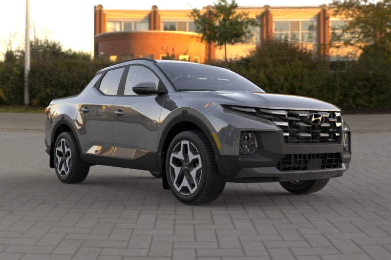 Rally Armor 2022 Hyundai Santa Cruz Black Mud Flap w/ Light Blue Logo MF78-UR-BLK-ABL MF78-UR-BLK-ABL User 2