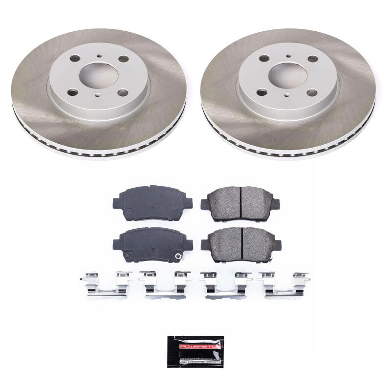 PowerStop Power Stop 04-06 Scion xB Front Semi-Coated Rotor Kit SC109 SC109 Photo - Primary