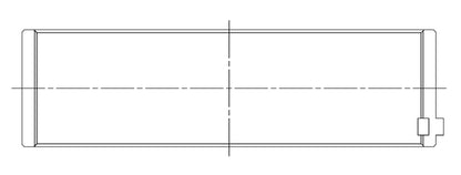 ACL BMW S85B50 5.0L V10 Standard Size (w/.001in Oil Clearance) Performance Rod Bearing Set 10B1580HX-STD 10B1580HX-STD Technical Drawing