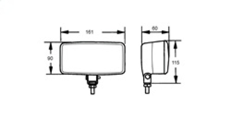 Hella Headlamp ZFH 0/180GR SW MK MGS12 GN 1FB 005860691 005860691 Technical Drawing