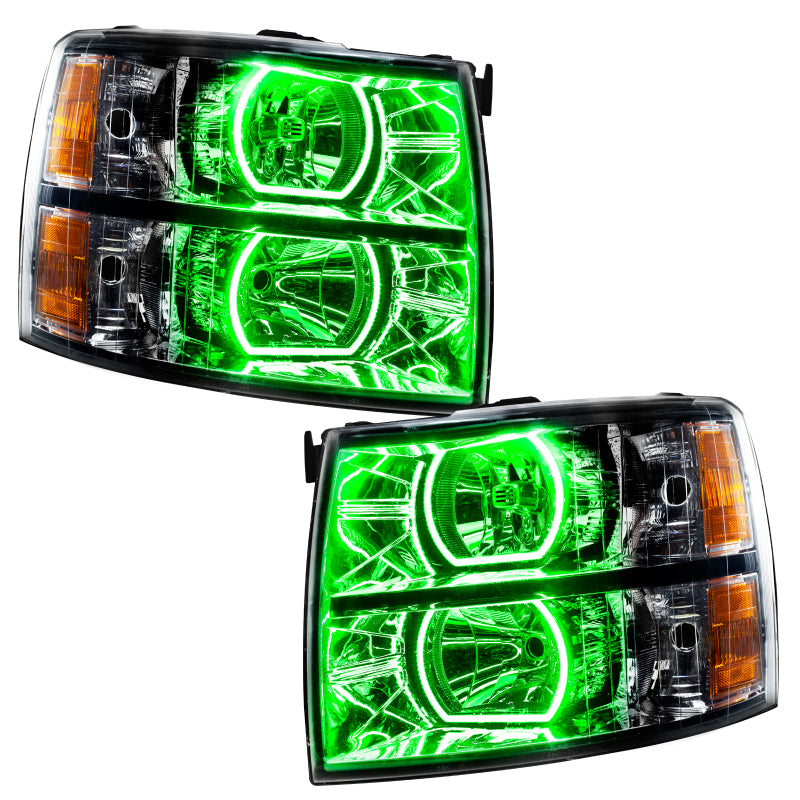 ORACLE Lighting Oracle 07-13 Chevrolet Silverado SMD HL - Black - Square - ColorSHIFT w/ BC1 Controller 8189-335 8189-335 Photo - out of package