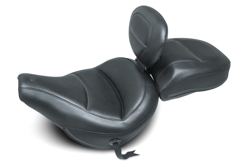 Mustang Motorcycle Mustang 18-21 Harley Heritage Classic Standard Deluxe Touring Recessed Passenger Seat - Black 79331 79331 Photo - Primary