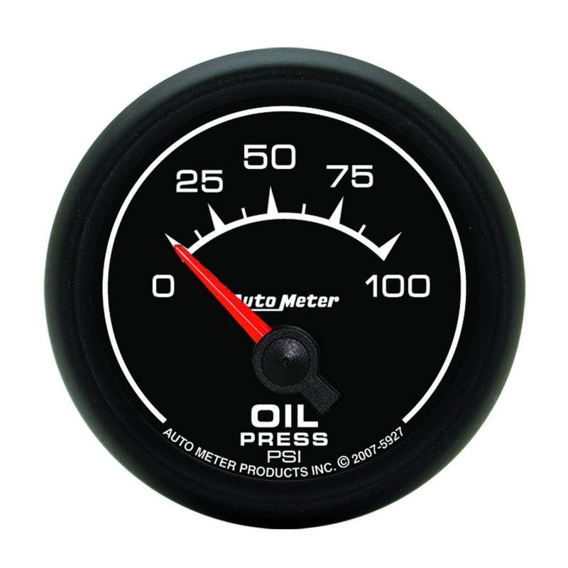 Autometer Gauge, Oil Pressure, 2 1/16", 100psi, Electric, ES 5927 Photo - Primary