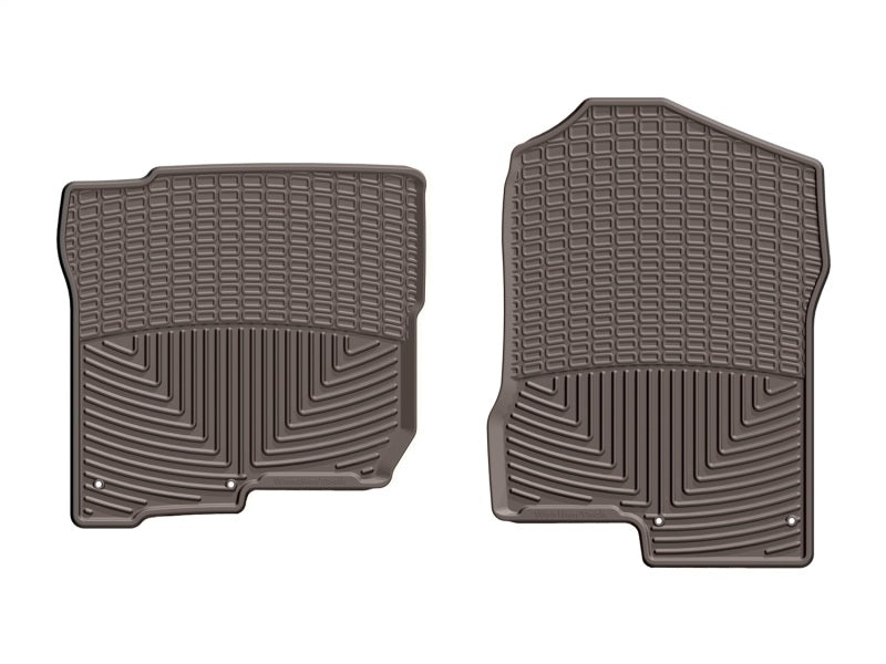 WeatherTech 2017+ Nissan Titan Front Rubber Mats - Cocoa W455CO W455CO Photo - Primary