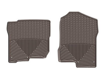 WeatherTech 2017+ Nissan Titan Front Rubber Mats - Cocoa W455CO W455CO Photo - Primary