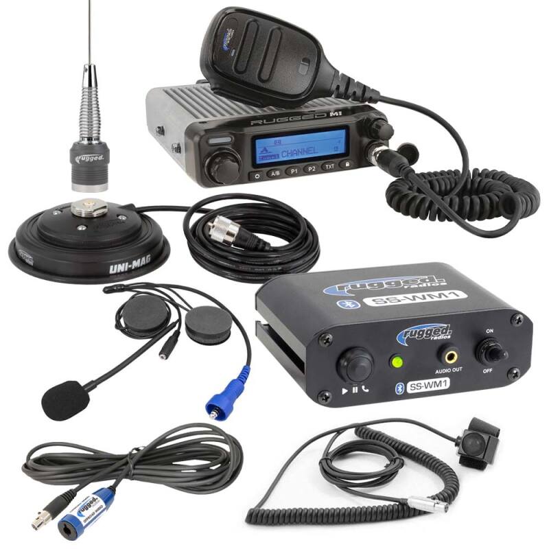 Rugged Radios SS-WM1 Single Seat Kit with Digital Radio Helmet Kit SS-WM1-M1-HK SS-WM1-M1-HK Photo - Primary