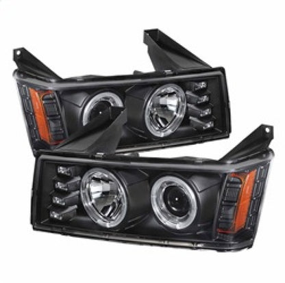 Spyder Chevy Colorado 04-12 Projector Headlights Halogen- LED Halo Blk PRO-YD-CCO04-HL-BK 5074140 5074140 Photo - Primary