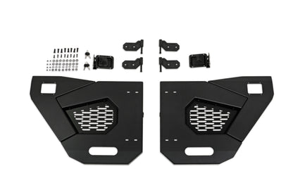 DV8 Offroad 18-22 Jeep Wrangler JL/JT Spec Series Half Doors - Rear Set HDJL-02R HDJL-02R Photo - Unmounted