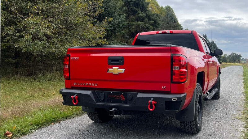 Fishbone Offroad 14-18 Chevy Silverado 1500 Rockfish Rear Bumper FB22451 FB22451 Photo - lifestyle view