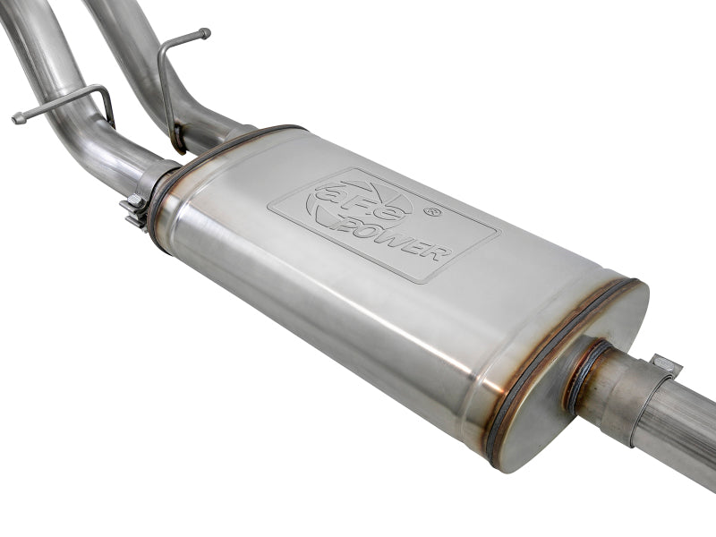 aFe Vulcan Series 3in 304 SS Exhaust Cat-Back w/ Black Tips 2019 GM Silverado/Sierra 1500 V8-5.3L 49-34105-B 49-34105-B Photo - Unmounted