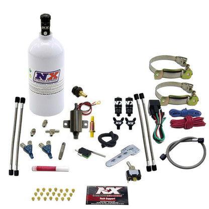 Nitrous Express 2 Cyl Piranha Nitrous Kit w/2.5lb Bottle 60002P 60002P Photo - Primary