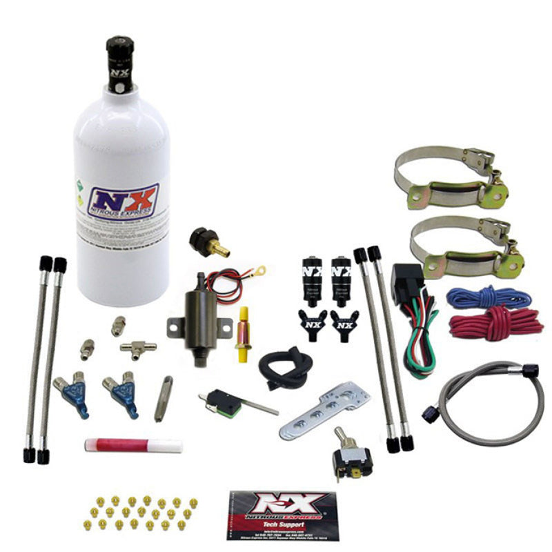 Nitrous Express 2 Cyl Piranha Nitrous Kit w/2.5lb Bottle 60002P 60002P Photo - Primary