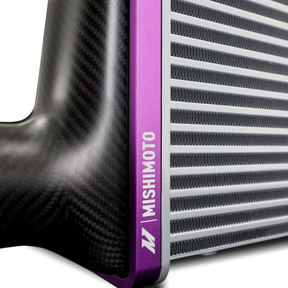 Mishimoto Universal Carbon Fiber Intercooler - Matte Tanks - 525mm Silver Core - C-Flow - C V-Band MMINT-UCF-M5S-C-C MMINT-UCF-M5S-C-C User 1