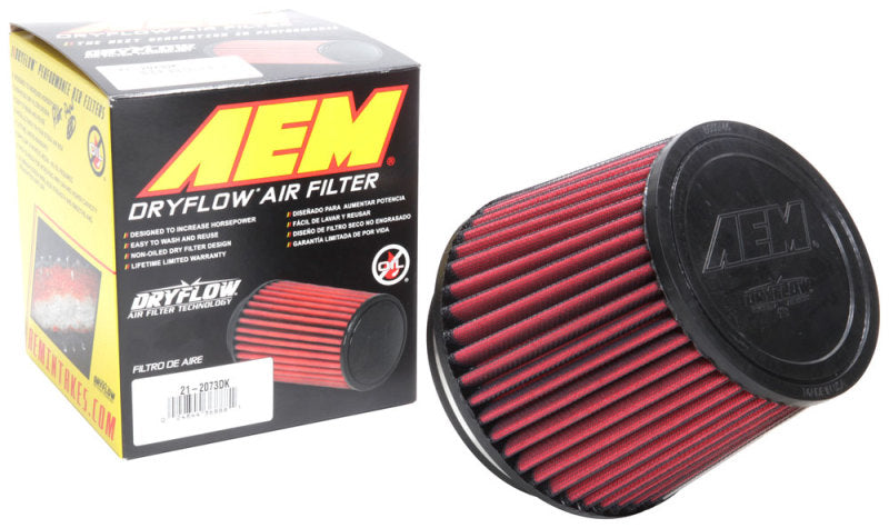 AEM Induction AEM 5 inch x 5 inch DryFlow Air Filter 21-2073DK 21-2073DK Photo - out of package