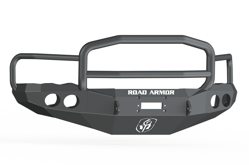Road Armor 02-05 Dodge 1500 Stealth Front Winch Bumper w/Lonestar Guard - Tex Blk 44035B 44035B Photo - Primary