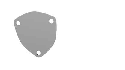 QTP 3in Bolt-On QTEC 3 Bolt Cover Plate 10300C 10300C Photo - Primary