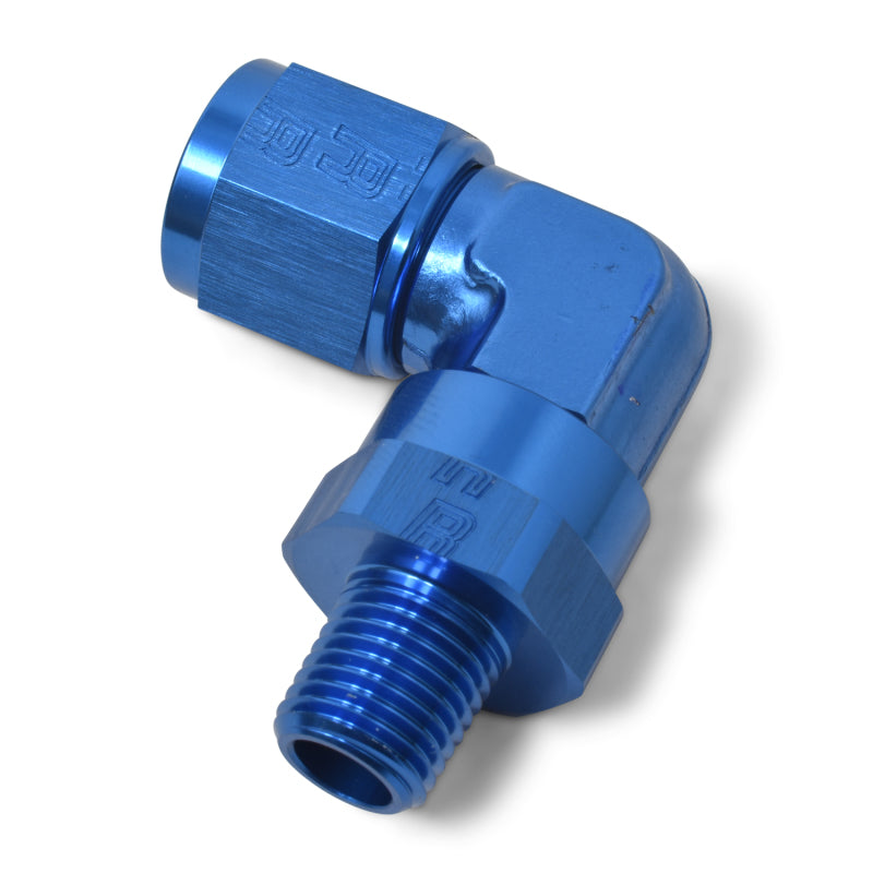 Russell Performance -8 AN 90 Degree Female to Male 1/4in Swivel NPT Fitting 614008 614008 Photo - out of package