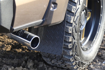 Dee Zee Deezee Universal Flaps Brite-Tread Universal 11x19 Notched (Txt Blk) DZ1808TB DZ1808TB Photo - Mounted